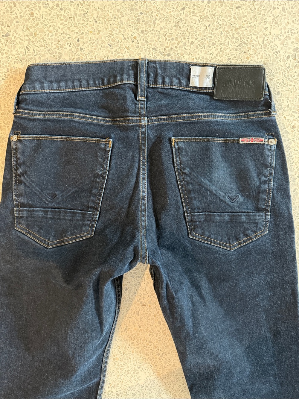 Hudson Byron Jeans Slim Straight Dark Indigo Men's Jeans 30 x 33